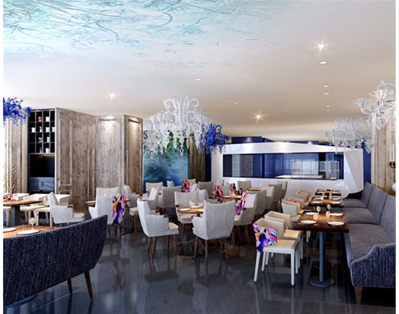 濟南世貿廣場甜品店裝修